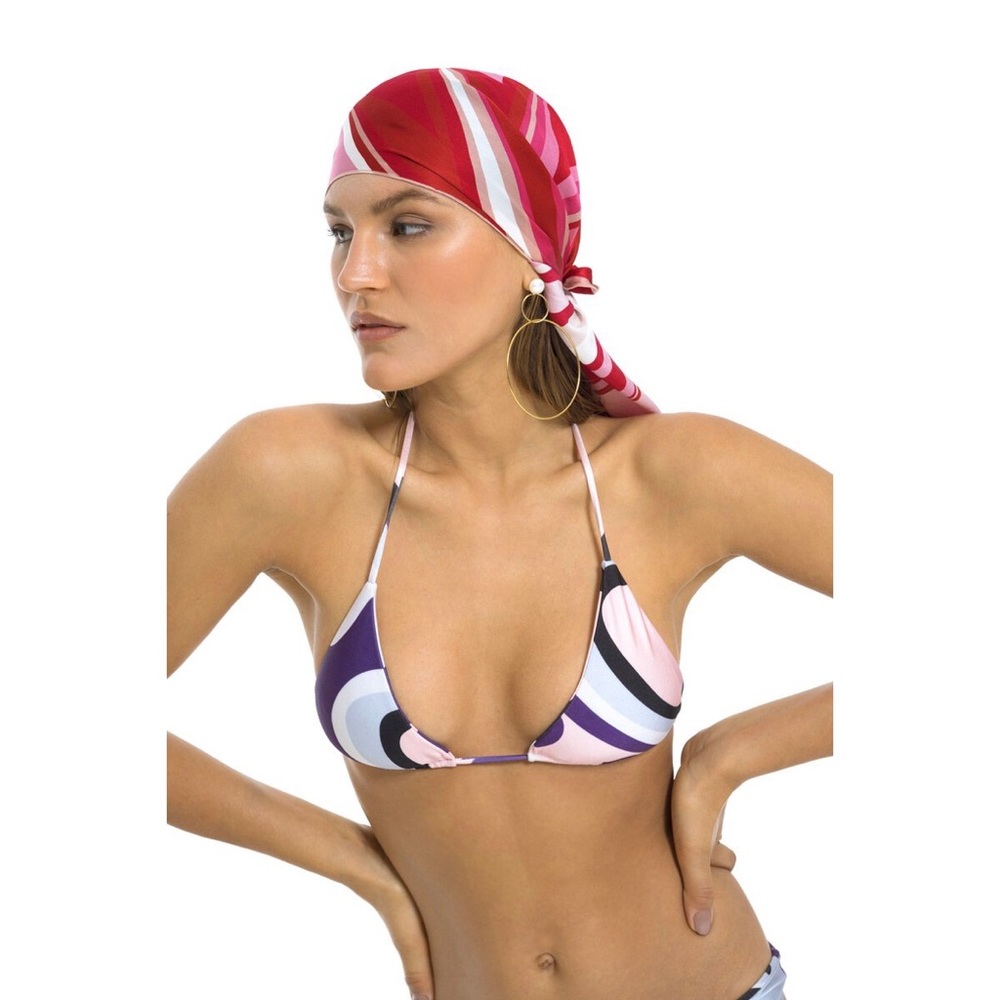 NWT Cin Cin Dio Mio Print Halter Top